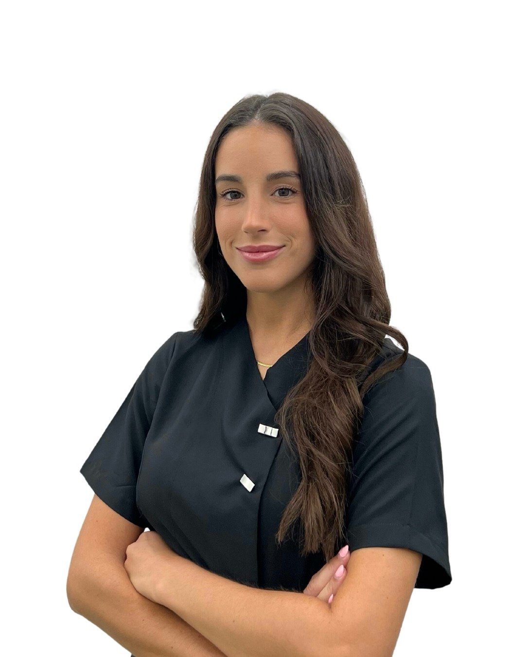 profesional en nutricion con brazos cruzados
